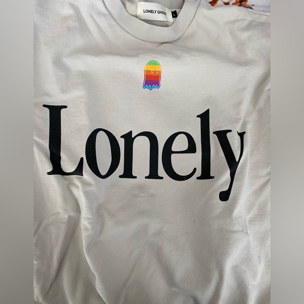 Lonely Ghost Apple Heavy Weight Crewneck
